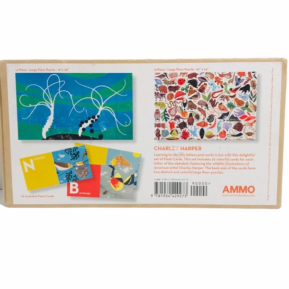 Complete Charley Harper Flash Cards &Floor Puzzles - Picture 8 of 8